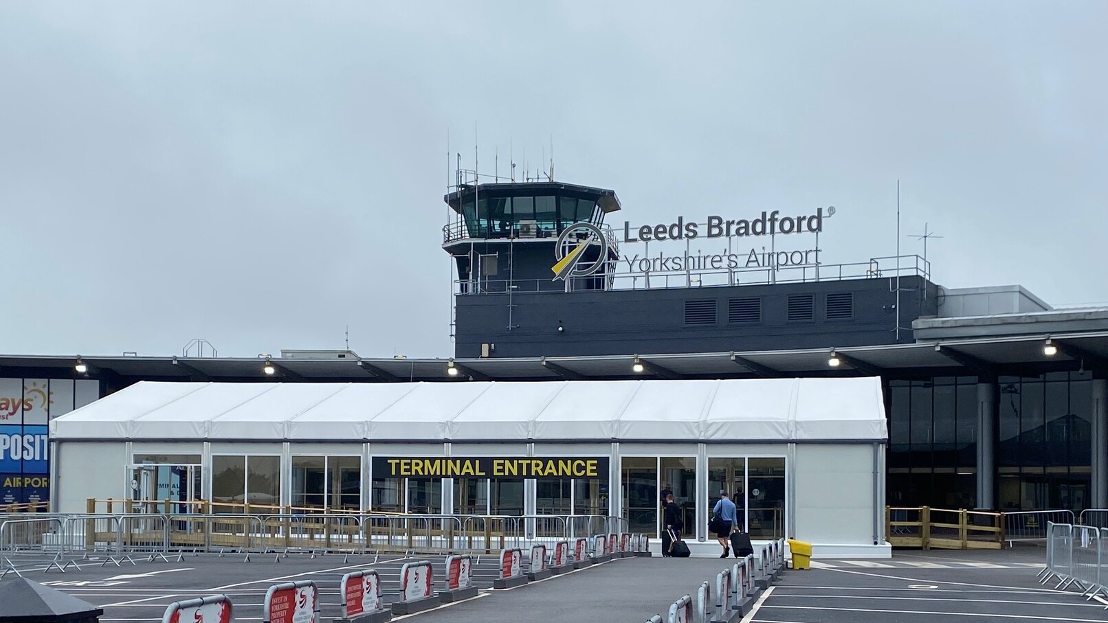 Leeds Bradford Airport terminal entrance
