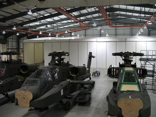 Bespoke internal temporary building helicopter-hanger-tphc-500-01