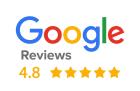 4.8 on Google Reviews