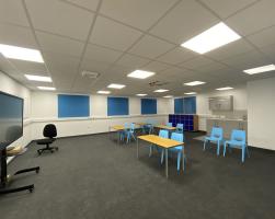 Substantial sports hall for schools and local community