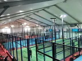 Multiple padel courts