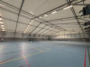 Inside Everyone Active Sports Hall