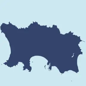 Map of Jersey