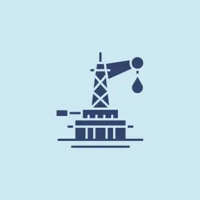 Offshore oil rigs