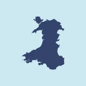 Wales map