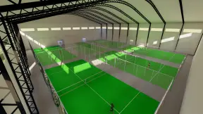 Sports mega-space building