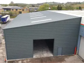 Steel warehouse