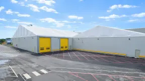 Construction project temporary storage solutions