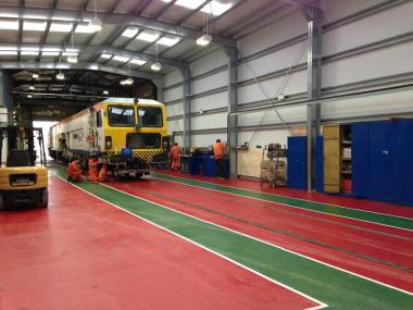 SB Rail Workshop Interior Workshop Building