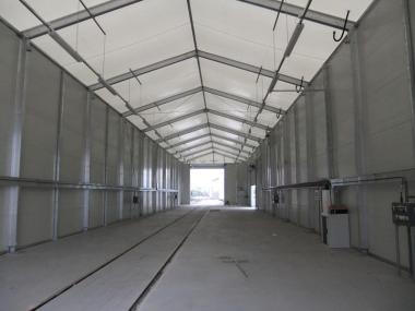 Amey Rail Temporary Re-locatable Workshop Temporary Locomotive Workshop