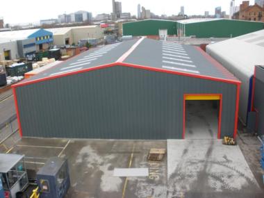 Bespoke steel buildings for production - manufacturing