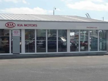 Kia Motors new dealership car showroom