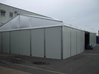 Temporary warehouse for Chiltern Cold Storage Ltd