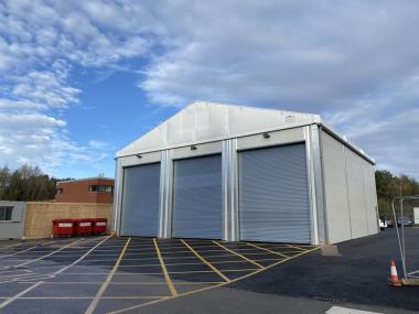 Temporary fire station solution for Telford