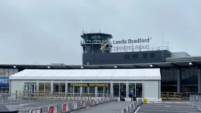 Leeds Bradford Airport terminal entrance