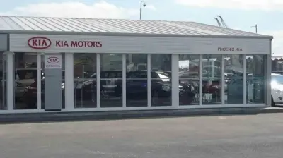 Kia Motors new dealership car showroom