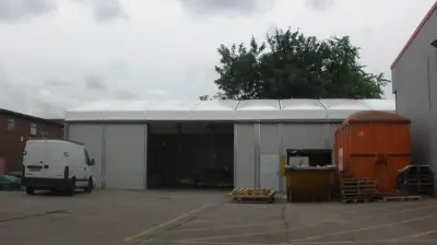 Temporary warehouse - D & G Joinery