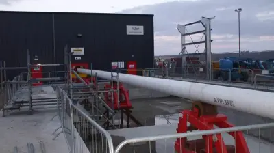 Steel pipeline production building for manufacturing company