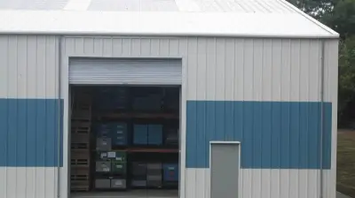 Factory extension building - fast permanent building installation