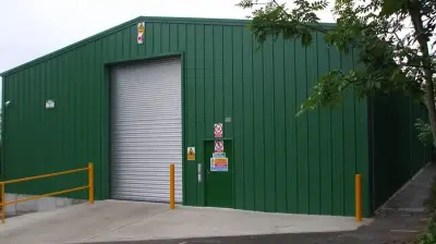 Steel warehouse purchase for sensitive material storage