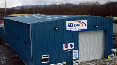 SB Rail permanent steel workshop in Ashton-under-Lyne