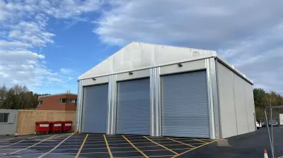 Temporary fire station solution for Telford