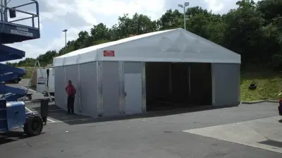 Caffyns Ford valeting bay