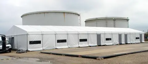 Temporary Buildings Oil Refinery