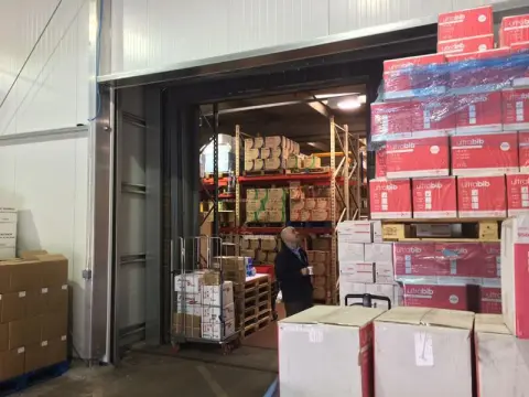 temporary dispatch building