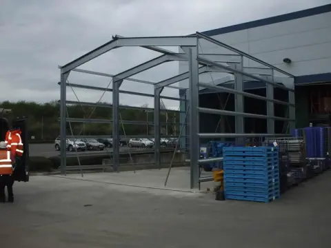 loading bay under consturction