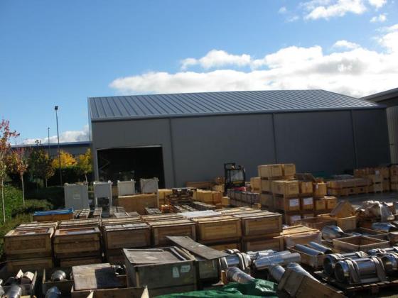 EU Weatherford Interim Building steel roof temporary building