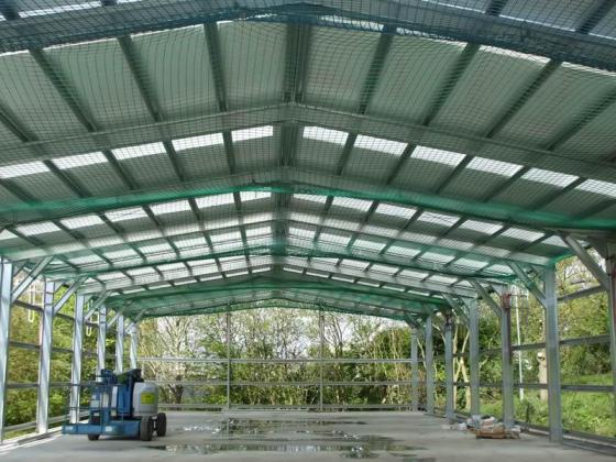 Permanent Steel Warehouse Buildings insulated roof and wall cladding