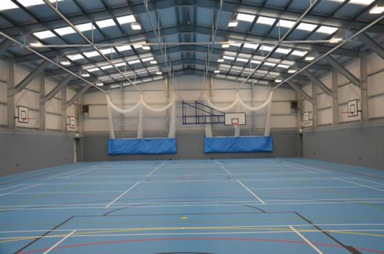 Permanent Steel Sports Hall Buildings and Facilities Interior Sports Hall